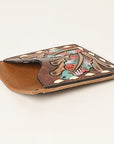 OHLAY OHCCG102A Card-Holder Hand Tooled Genuine Leather women bag western handbag purse
