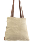 OHLAY OHV111 HOBO Hand Tooled Upcycled Canvas Genuine Leather women bag western handbag purse