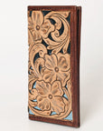 OHLAY WALLET Hand Tooled Genuine Leather women bag western handbag purse