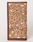 OHLAY WALLET Hand Tooled Genuine Leather women bag western handbag purse