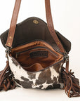 Ohlay Bags OHG112 Envelope Hand Tooled Hair-On Genuine Leather Women Bag Western Handbag Purse