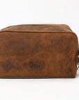 OHLAY TOILETRY Hand Tooled Genuine Leather women bag western handbag purse