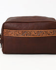 OHLAY TOILETRY Hand Tooled Genuine Leather women bag western handbag purse
