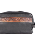 OHLAY TOILETRY Hand Tooled Genuine Leather women bag western handbag purse