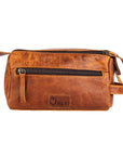 Ohlay Bags OHM111B Toiletry Hand Tooled Genuine Leather Women Bag Western Handbag Purse