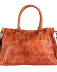 Never Mind Nmbgm125B Tote Vintage Handmade Genuine Cowhide Leather Women Bag Western Handbag Purse