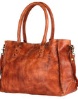Never Mind Nmbgm125B Tote Vintage Handmade Genuine Cowhide Leather Women Bag Western Handbag Purse