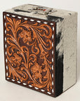 ADBGA457 American Darling Hand Tooled Hair On Genuine Leather Women Bag Western Handbag Purse