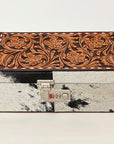 ADBGA458 American Darling Hand Tooled Hair On Genuine Leather Women Bag Western Handbag Purse