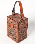 American Darling Hand Tooled Genuine Leather Evening bag