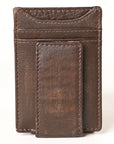 AMERICAN TANNER Genuine Leather Card Holder Wallet For Men & Women H4.1 X W3