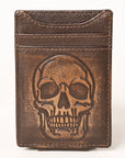 AMERICAN TANNER Genuine Leather Card Holder Wallet For Men & Women H4.1 X W3