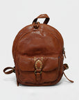 Spaghetti Western Full Grain Vintage Leather Backpack Rucksack with YKK Zipper