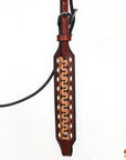 HILASON Western American Leather Headstall Breast Collar Horse Tack Set