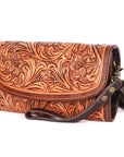 American Darling Cross Body Hand Tooled Genuine Leather Western Women Bag | Turquoise Handbag Purse Crossbody for Cute
