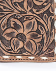 Hilason Western Stylish Floral Hand Tooled Genuine Leather Smartphone Cell Phone Holder