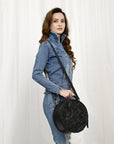 American Darling Canteen Hand Tooled Genuine Leather women bag western handbag purse