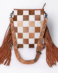 American Darling ADBG1301 Hair-On Genuine Leather Women Bag Western Handbag Purse