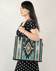 American Darling Saddle Blanket Genuine Leather Women Bag Western Handbag Purse