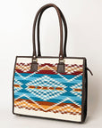 American Darling Saddle Blanket Genuine Leather Women Bag Western Handbag Purse