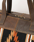 OHLAY OHA101A DUFFEL Upcycled Wool Genuine Leather women bag western handbag purse