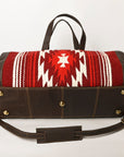 OHLAY OHA101B DUFFEL Upcycled Wool Genuine Leather women bag western handbag purse