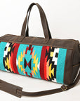 OHLAY OHA101D DUFFEL Upcycled Wool Genuine Leather women bag western handbag purse