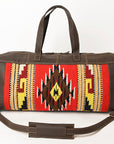 OHLAY OHA101E DUFFEL Upcycled Wool Genuine Leather women bag western handbag purse