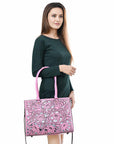 American Darling Adbg1314 Tote Hand Tooled Genuine Leather Women Bag Western Handbag Purse