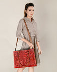 American Darling ADBG1317 Hand Tooled Genuine Leather Women Bag Western Handbag Purse