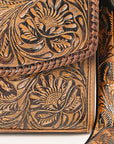 American Darling ADBG1318 Hand Tooled Genuine Leather Women Bag Western Handbag Purse