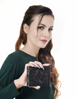 American Darling Wallet Hand Tooled Genuine Leather Women Bag Western Handbag Purse
