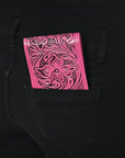 American Darling Wallet Hand Tooled Genuine Leather Women Bag Western Handbag Purse