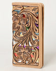 American Darling Wallet Hand Tooled Genuine Leather Women Bag Western Handbag Purse