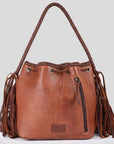 American Darling Bucket Genuine Leather Women Bag Western Handbag Purse