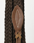 Hilason Western Horse Beautiful Noseband Tack American Leather Rein with Bosal Set