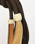 Hilason Western Horse Beautiful Noseband Tack American Leather Rein with Bosal Set