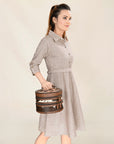 ADBGA491 American Darling Hand Tooled Hair On Genuine Leather Women Bag Western Handbag Purse