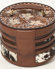 ADBGA491 American Darling Hand Tooled Hair On Genuine Leather Women Bag Western Handbag Purse