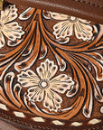 ADBGA491 American Darling Hand Tooled Hair On Genuine Leather Women Bag Western Handbag Purse