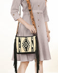 American Darling Messenger Hand Tooled Genuine Leather Women Bag Western Handbag Purse