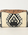 ADBG995A American Darling Hand Tooled Saddle Blanket Genuine Leather Women Bag Western Handbag Purse