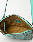 ADBGZ786B American Darling SMALL CROSSBODY Hand Tooled Genuine Leather women bag western handbag purse