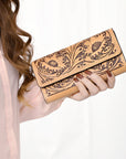 American Darling ADBGZ788A Hand Tooled Genuine Leather Women Bag Western Handbag Purse
