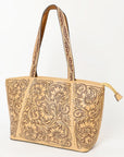 American Darling ADBGZ792A Hand Tooled Genuine Leather Women Bag Western Handbag Purse