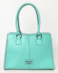 American Darling Adbgz793B Tote Hand Tooled Genuine Leather Women Bag Western Handbag Purse