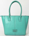 Tote Hand Tooled Genuine Leather women bag western handbag purse