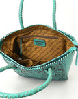 Tote Hand Tooled Genuine Leather women bag western handbag purse