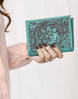 ADBGZ799B American Darling WALLET Hand Tooled Genuine Leather women bag western handbag purse