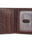 Never Mind Nmbgm144C Card-Holder Vintage Handmade Genuine Cowhide Leather Women Bag Western Handbag Purse